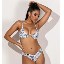 Push up Underwire Leopard Bikini